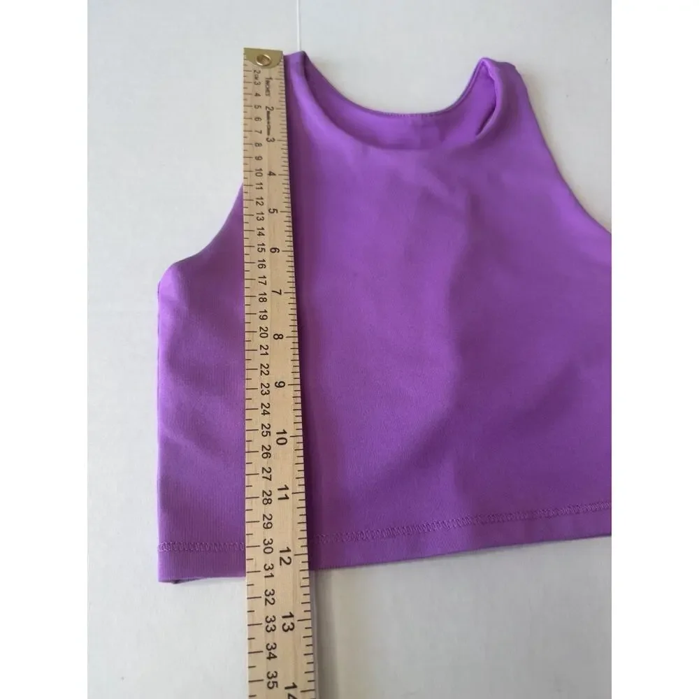 Athleta Girl Old Navy Size M 8-10 Cropped Tank Tops Sports Bra Lot of 3